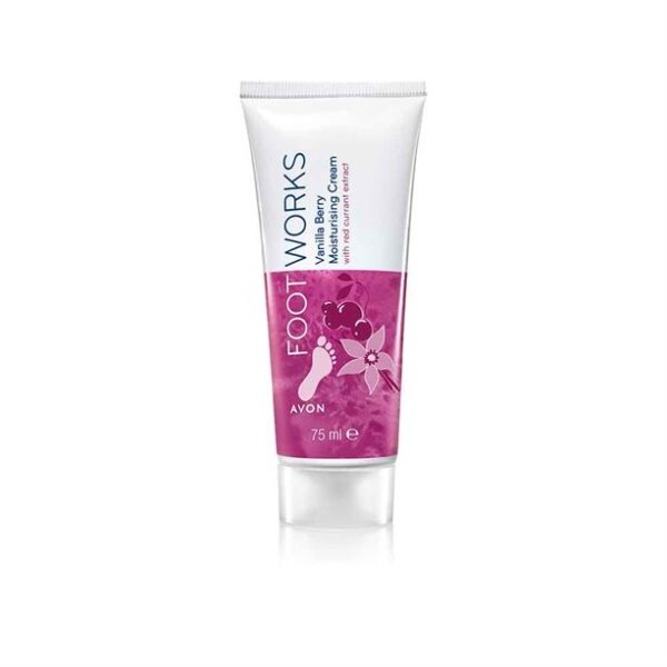 FootWorks Vanilla Berry Moisturising Cream 75ml